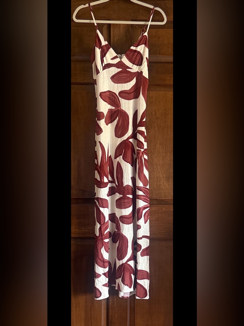NWOT PAPER HEART LINEN BLEND MAXI DRESS- XS
